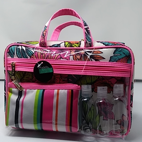Handbags - NEW COSMETIC BAG WITH TRAVEL BOTTLES